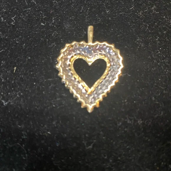 10K Diamond Pendant. 56 diamonds, JWBR.